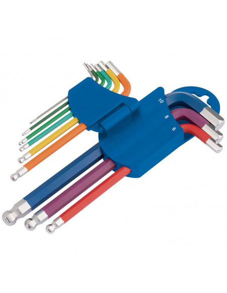 Jeu de clés à rotule DRAPER - 9 pièces