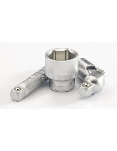 Coffret douilles & cliquet 3/8" DRAPER métrique & pouce 18 pièces