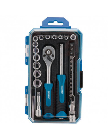 Set de 35 douilles DRAPER 1/4"