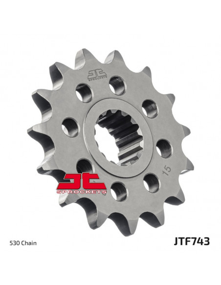 Pignon JT SPROCKETS acier anti-bruit 743 - 530