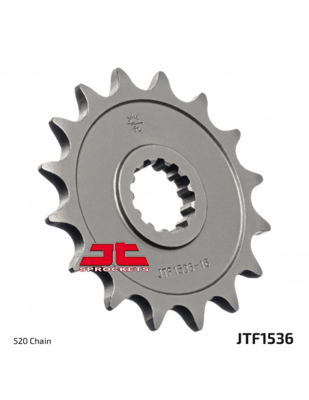 Pignon JT SPROCKETS acier anti-bruit 1536 - 520