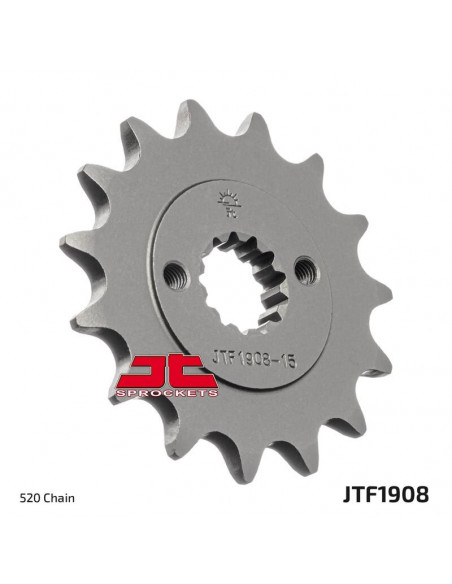 Pignon JT SPROCKETS acier anti-bruit 1908 - 520