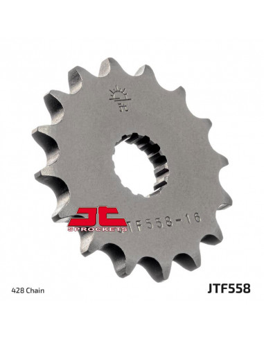 Pignon JT SPROCKETS acier anti-bruit 558 - 428