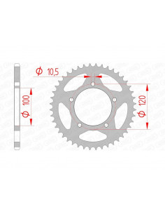 Couronne AFAM acier standard 35801 - 520 2