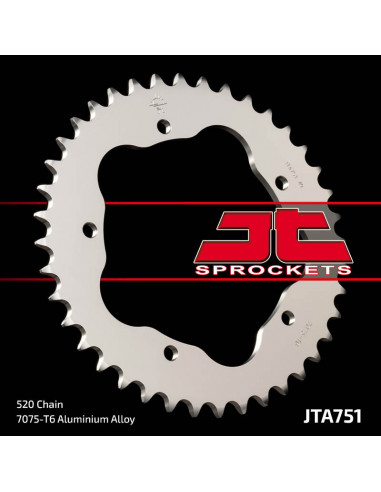 Couronne JT SPROCKETS acier standard 751 - 520