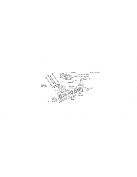 Carter moteur POLINI avec support complet