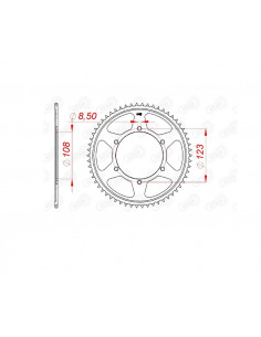 Couronne AFAM acier standard 92220 - 428 2