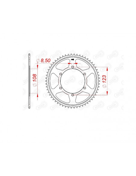 Couronne AFAM acier standard 92220 - 428