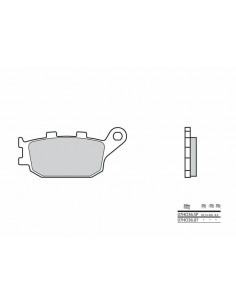 Plaquettes de frein BREMBO route métal fritté - 07HO36SP