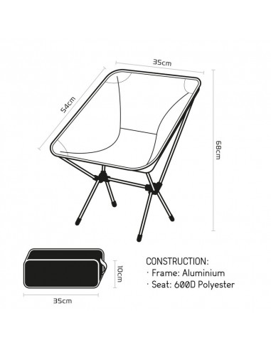 Chaise de camping OXFORD