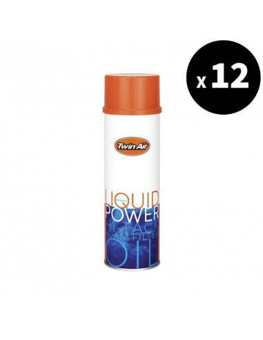 Huile filtre à air TWIN AIR Liquid Power - spray 500ml x12