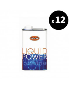Huile pour filtre à air TWIN AIR Liquid Power - Bidon 1L x12 2