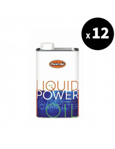 Huile pour filtre à air TWIN AIR Bio Liquid Power Foam biodégradable - Bidon 1L x12 2