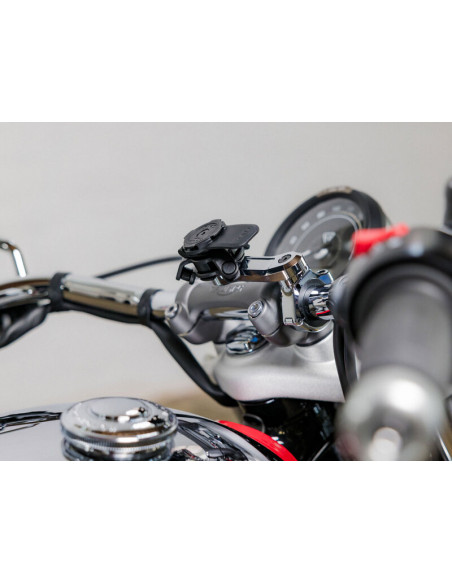 Support de montage guidon QUAD LOCK Pro Chrome