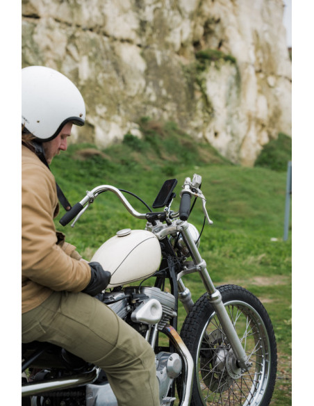 Support de montage guidon QUAD LOCK Pro Chrome