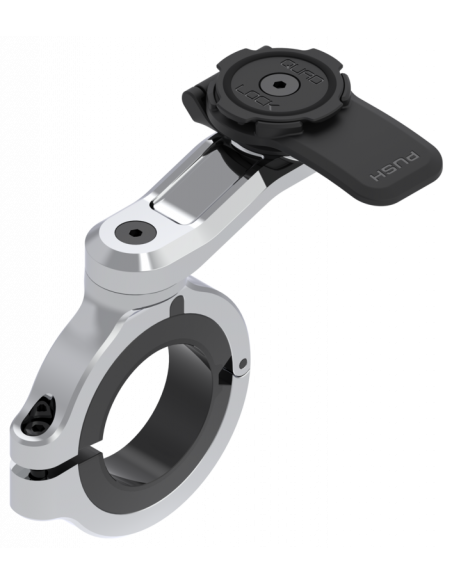 Support de montage guidon QUAD LOCK Pro Chrome - large