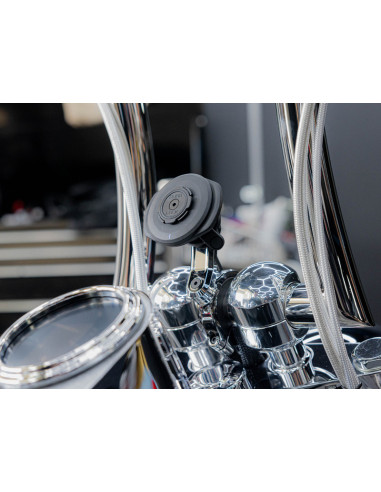 Support de montage guidon QUAD LOCK Pro Chrome - large