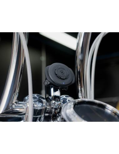 Support de montage guidon QUAD LOCK Pro Chrome - large