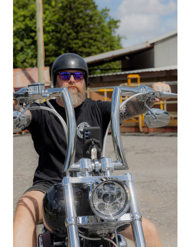 Support de montage guidon QUAD LOCK Pro Chrome - large