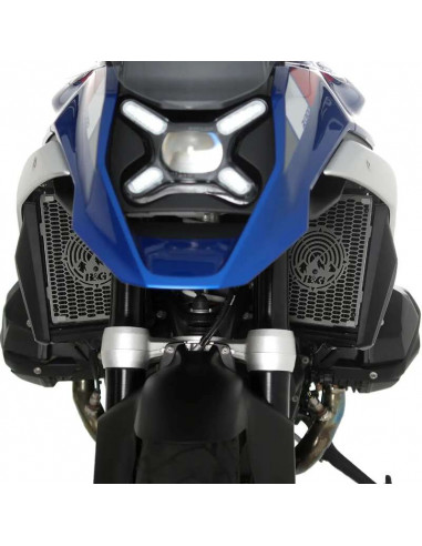 Protection de radiateur R&G RACING Pro aluminium - titane