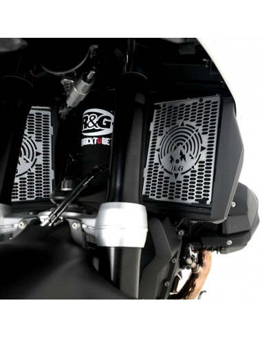 Protection de radiateur R&G RACING Pro aluminium - titane
