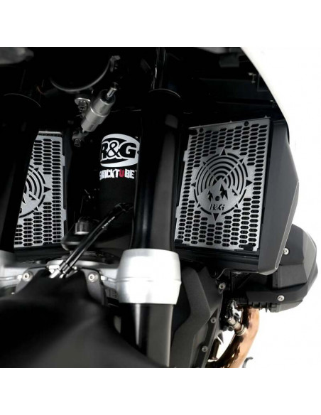 Protection de radiateur R&G RACING Pro aluminium - titane
