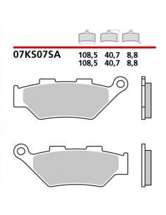 Plaquettes de frein BREMBO métal fritté - 07KS07SA 2