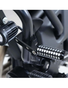 Repose-pieds universels R&G fixation sur barres ø25,4/ø22mm 2