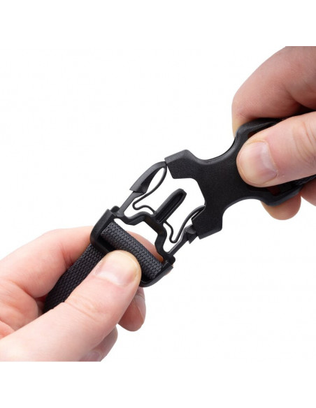 Sangle B Clip OXFORD Atlas 26mm x 2.0M noir (paire)
