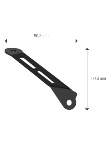 Support avant LIGHTECH pour bocal 16 ou 30cm³