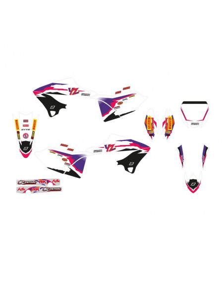 Kit déco BLACKBIRD Replica Yamaha Factory 23 50e anniversaire Yamaha