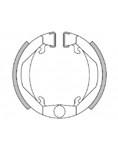 Mâchoires de frein POLINI For Race 80x18 avec ressorts 2