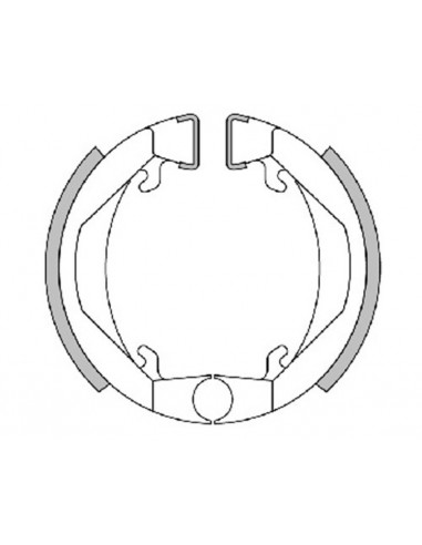 Mâchoires de frein POLINI For Race 80x18 avec ressorts