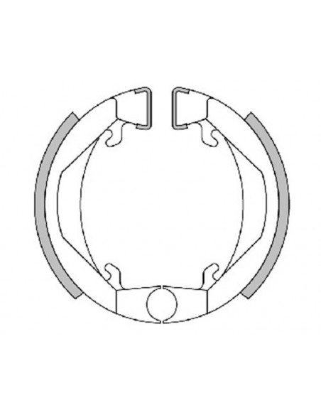 Mâchoires de frein POLINI For Race 80x18 avec ressorts