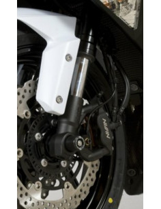 Protection de fourche R&G RACING noir Kawasaki ZX6R/ZX636-R 2