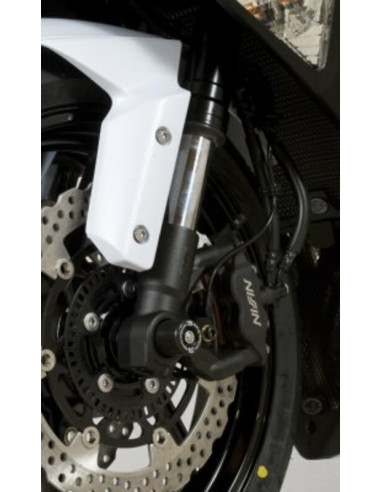 Protection de fourche R&G RACING noir Kawasaki ZX6R/ZX636-R