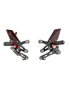 Commande reculées réglables LIGHTECH sélection standard Dicati Panigale 1299 2