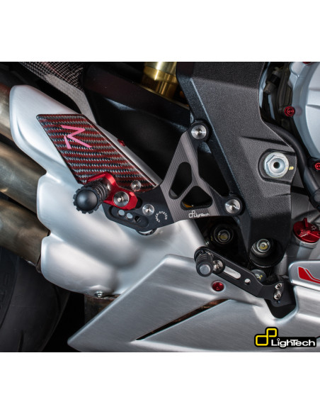 Commande reculées réglables LIGHTECH sélection standard Dicati Panigale 1299