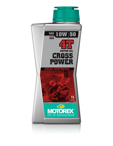 Huile moteur MOTOREX Cross Power 4T - 10W50 10x1L