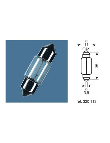 Ampoule OSRAM Original Line C5W 12V 5W - x10