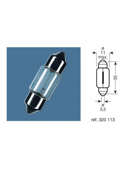 Ampoule OSRAM Original Line C5W 12V 5W - x10