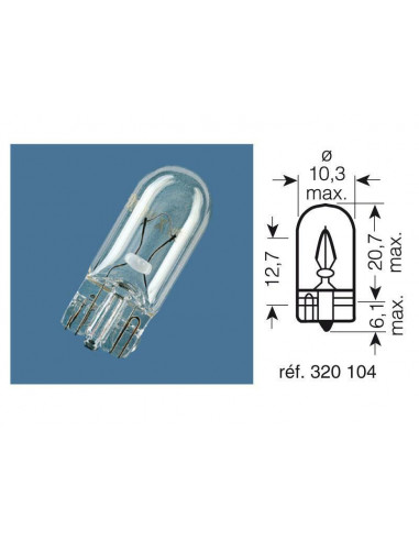 Ampoule OSRAM Original Line W3W 12V 3W - x10