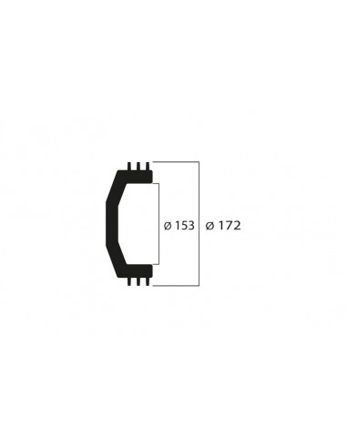 Cloche d'embrayage MALOSSI Maxi Wing Ø153mm