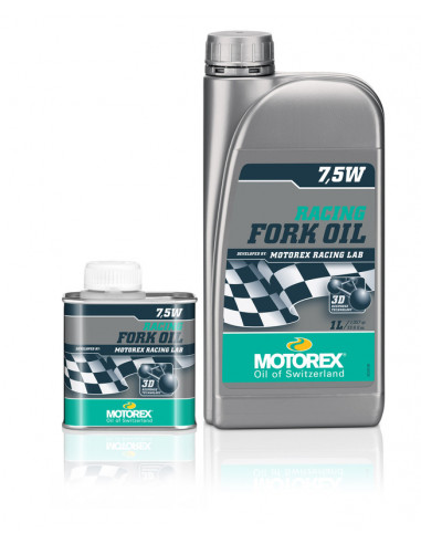 Huile de fourche MOTOREX Racing Fork Oil - 7.5W 250ML