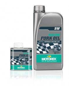 Huile de fourche MOTOREX Racing Fork Oil - 5W 250ML