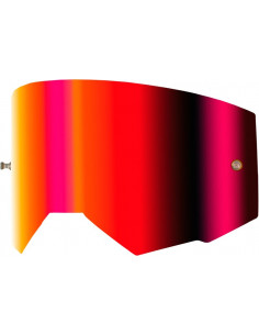 Écran FLY RACING avec fixation pour tear-off - écran rouge clair ambre 2