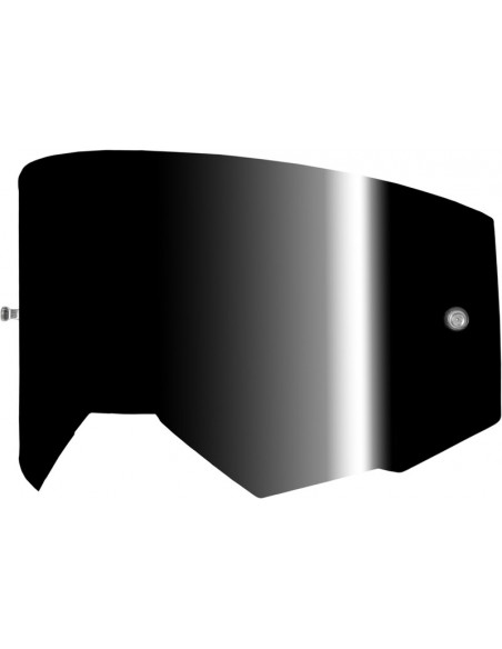 Écran FLY RACING avec fixation pour tear-off - écran noir fumé