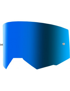 Écran FLY RACING avec fixation pour tear-off - écran Sky Blue fumé