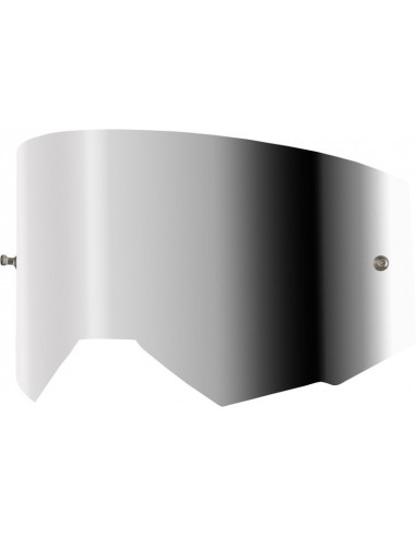 Écran FLY RACING avec fixation pour tear-off - écran argent fumé