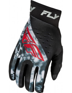 Gants FLY RACING Pro Lite Kryptek - noir/rouge/gris